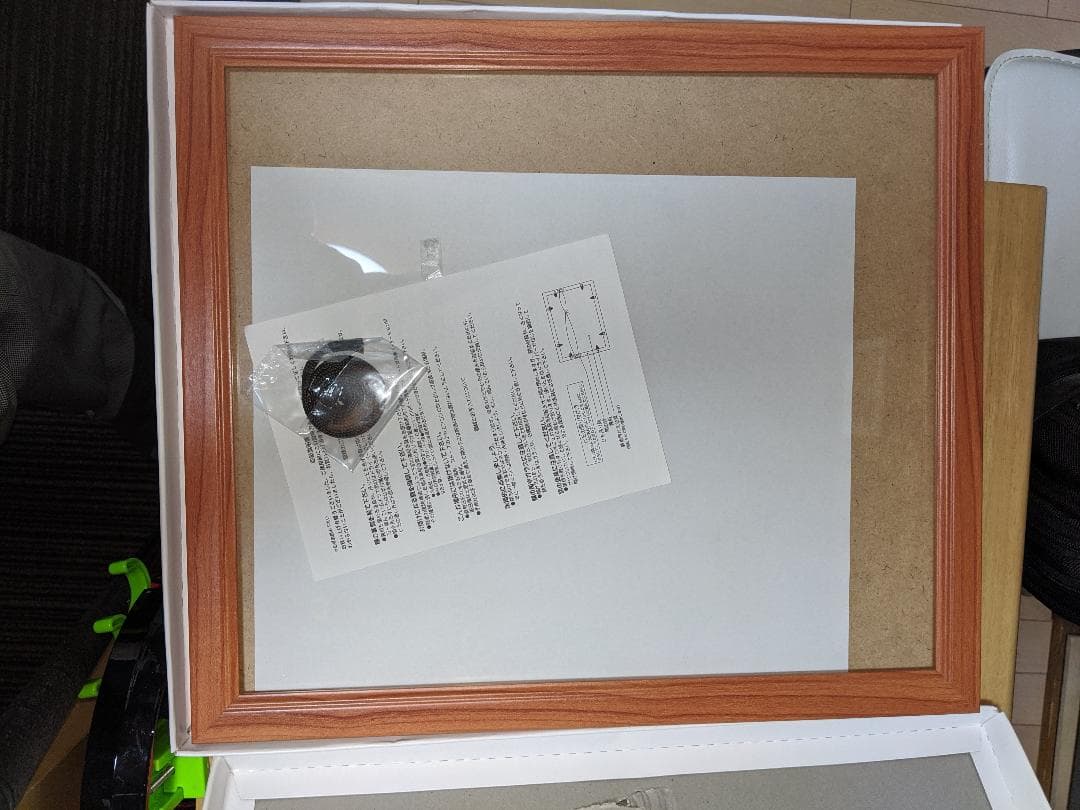 【お正月の家族用に！！】フォトフレーム・額縁茶色　木目