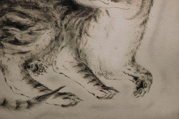 ☆藤田嗣治 エスタンプリトグラフ「猫」 250部限定☆ - メルカリ