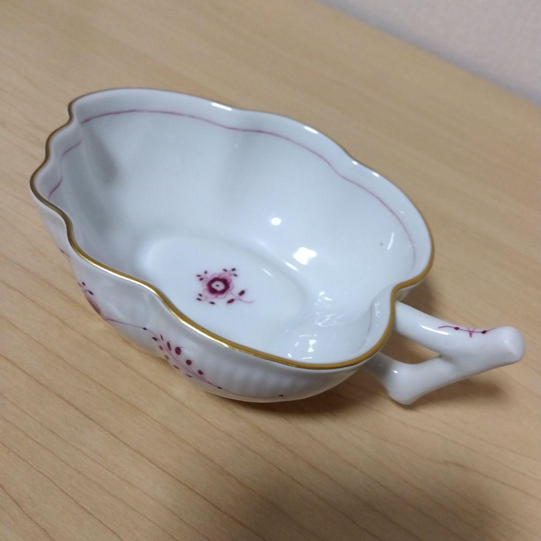 未使用　ロイヤルコペンハーゲン　パルメッテ　バーガンディ　オープンディッシュ