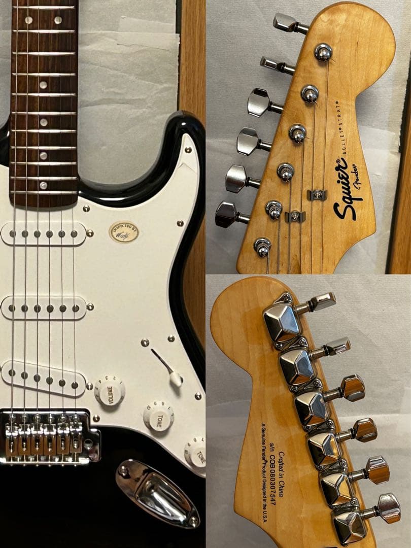 すぐ使えるSquier ストラトキャスター Bullet シリーズ ブラック