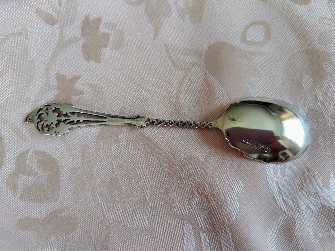 英国　純銀　アンティーク　ジャムスプーン