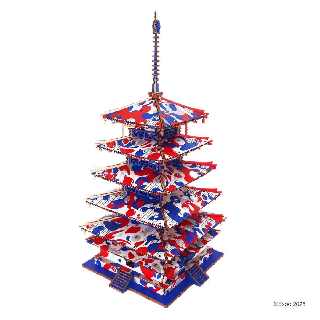 EXPO2025 VI ki-gu-mi 五重塔 模型