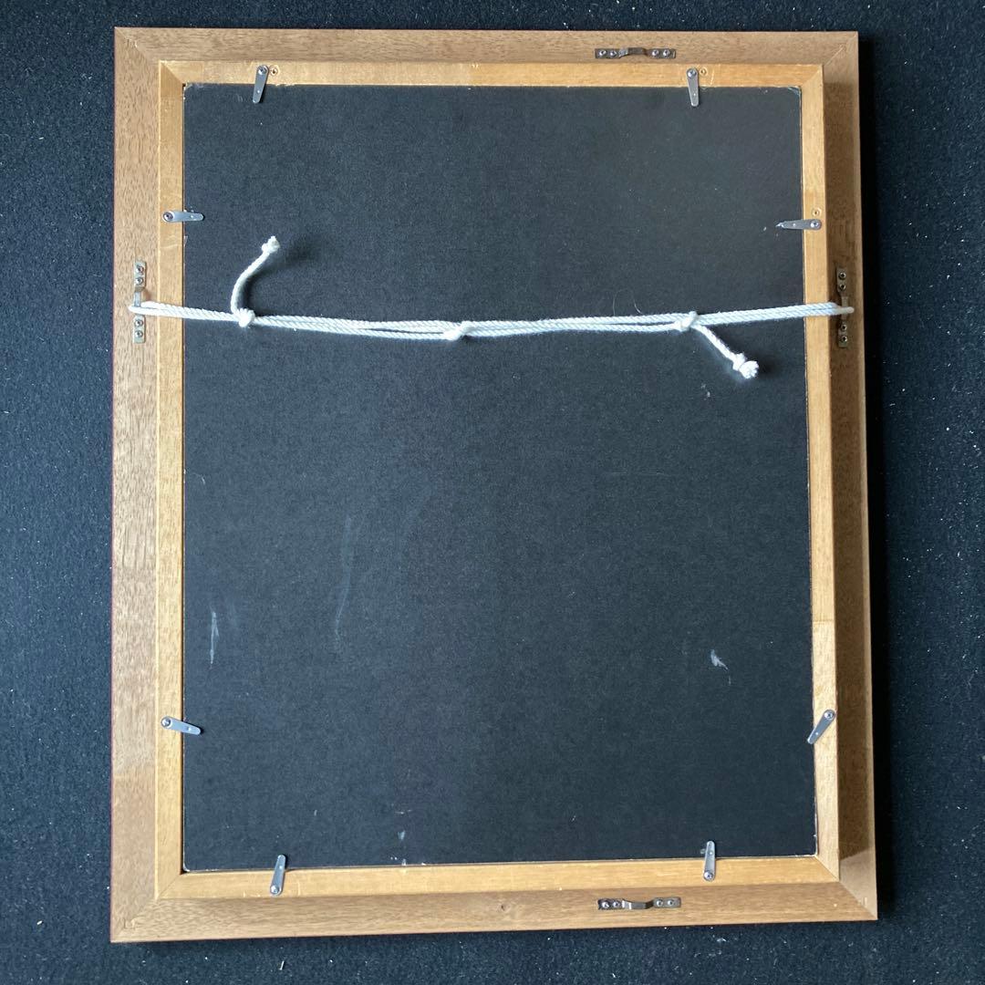 作者不詳　花　 6F 額57×47.5絵￼41×32cm 高級額