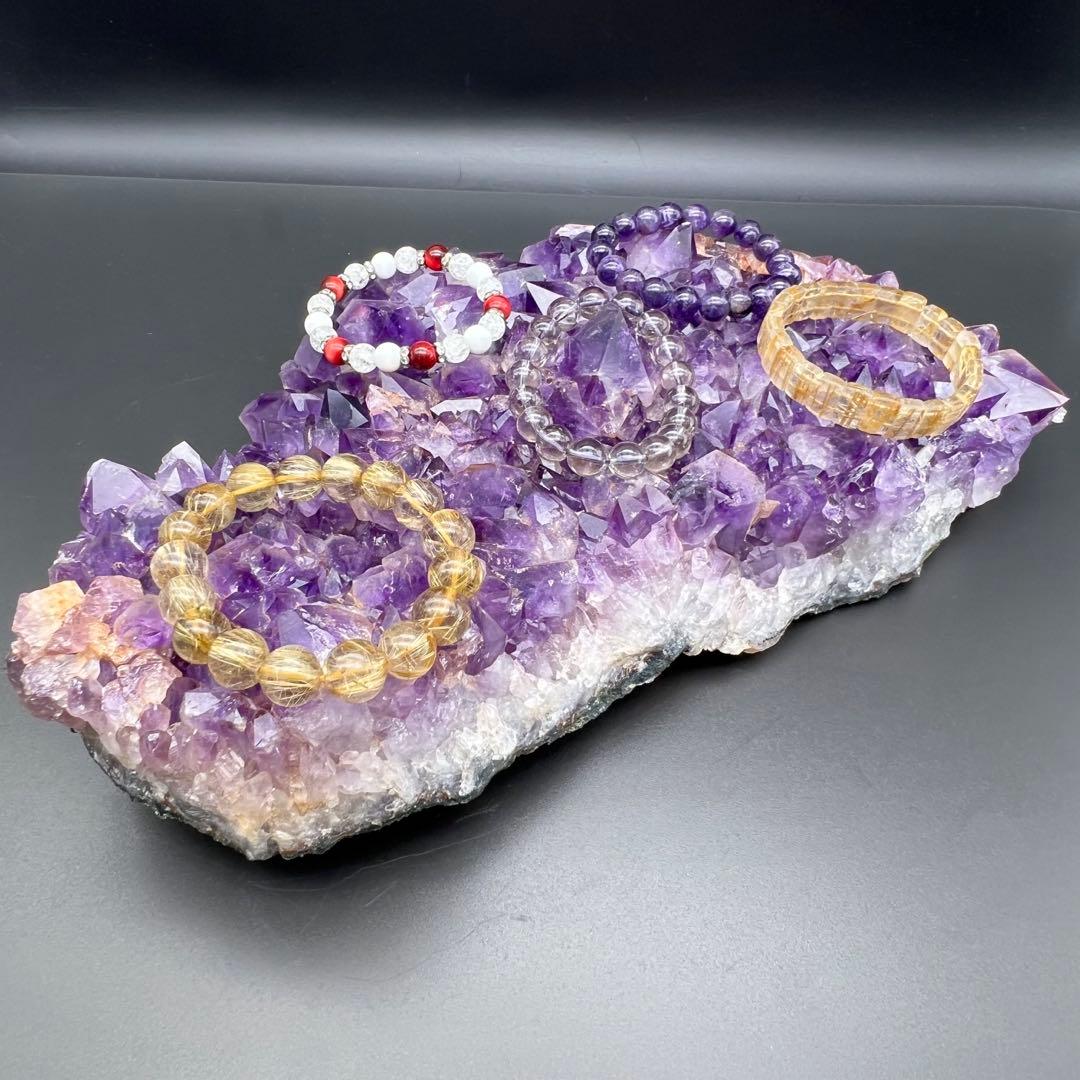 ✳️専用‼️☆巨大☆素敵な輝き オ混合パワー☆アメジスト クラスター 天然石 原石