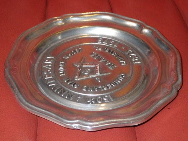 70'S★フリーメイソン★トレイ★灰皿★カルトン★小物入れ★鍵置き★ビンテージ