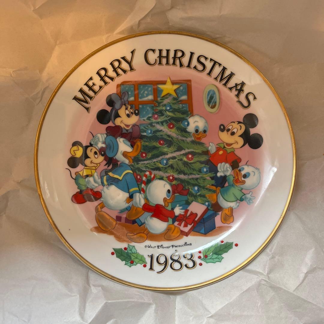 希少！ヴィンテージディズニー クリスマスプレート 1983年製 - メルカリ