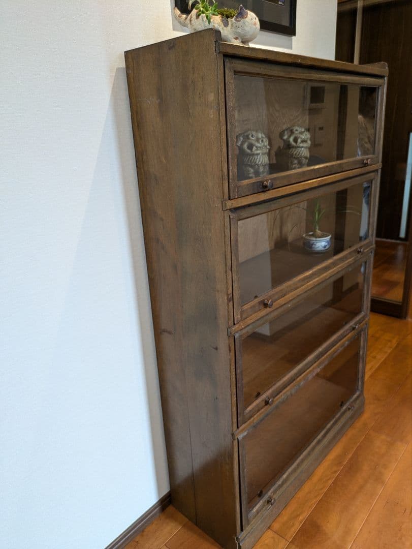 アンティーク　スタッキングブックケース