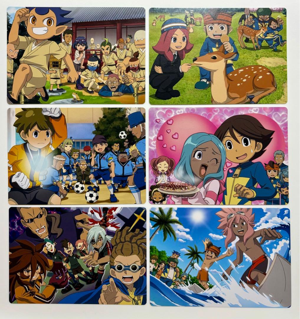 ブロマイド6枚】 雷門中ほか まとめ売り イナズマイレブン カード