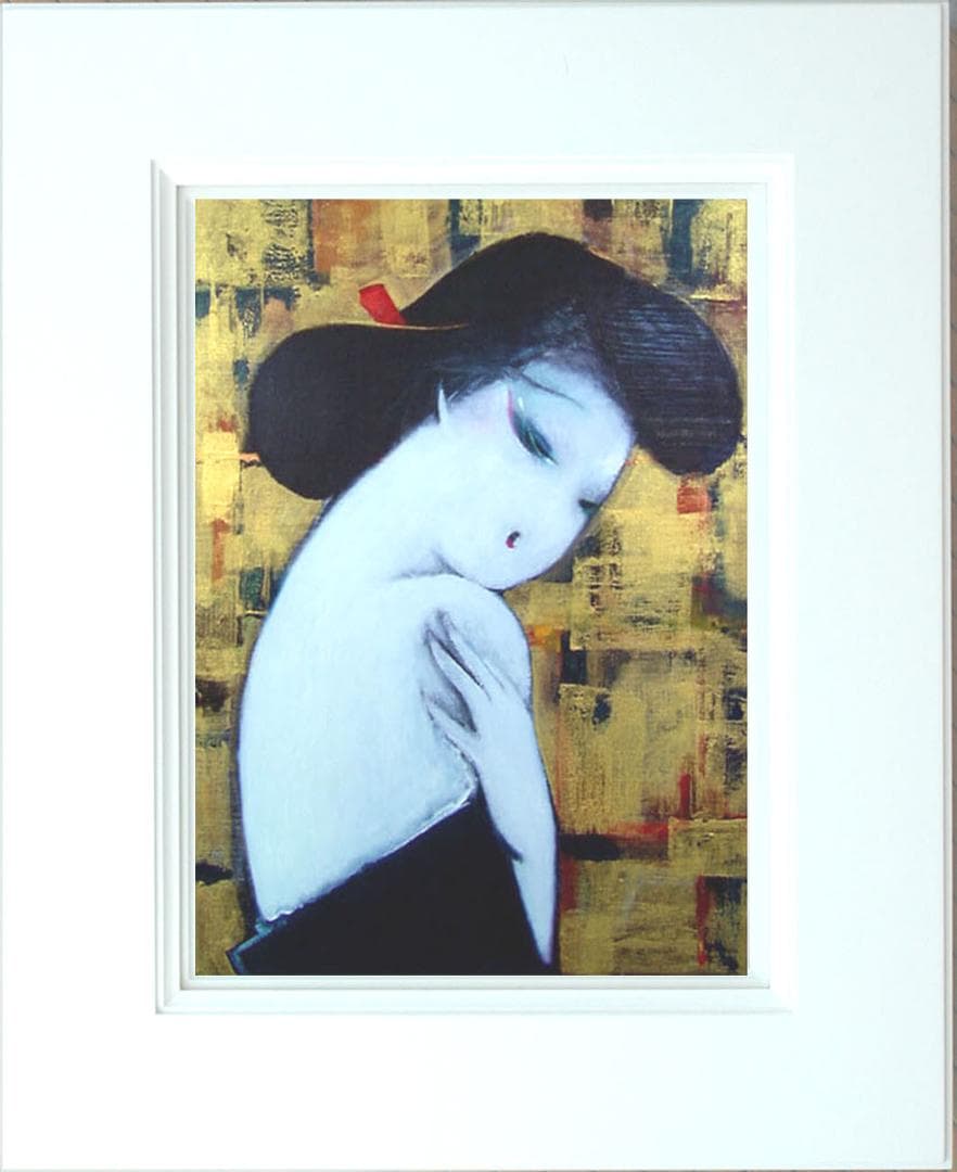 絵画油絵 F6-082611 人物私の 愛しい女たち