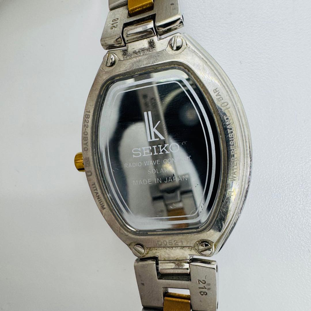 ✨SEIKO✨セイコー✨ルキア✨デイト✨ピンク文字盤✨コンビ✨腕時計✨