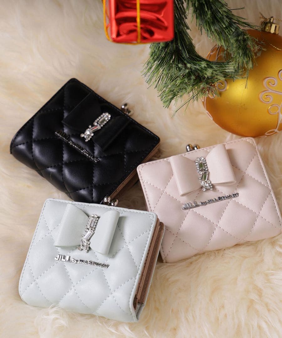 【新品未使用】RIBBONキルトウォレット ピンク 財布　ジルスチアート