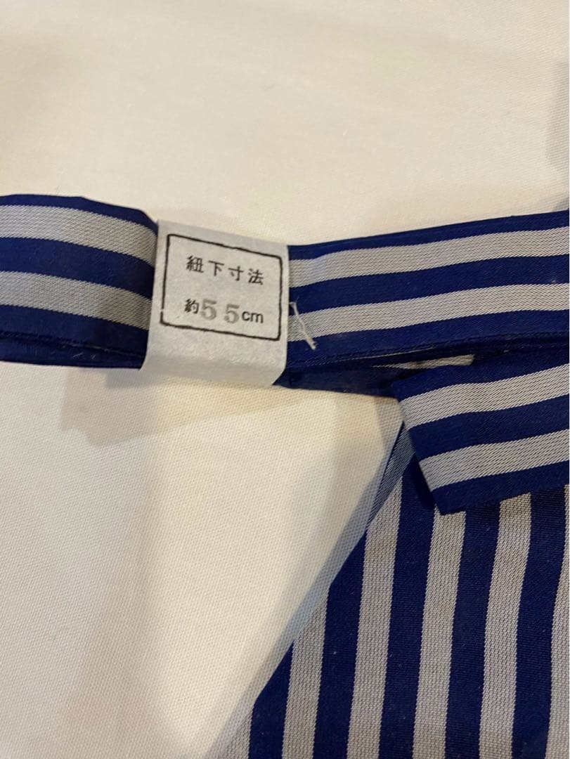 七五三　男児袴　着物　子供用 着物 5〜7歳着物7点セット　紺色　白色　夢こまち