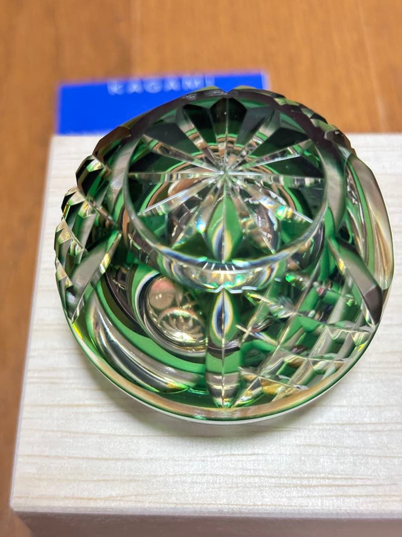 KAGAMl 江戸切子置き時計