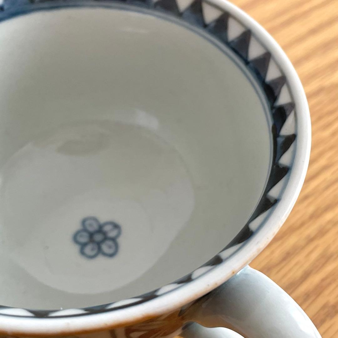 六代 佐藤走波 造 染錦 碗皿 花文 カップ＆ソーサー 有田焼 - メルカリ