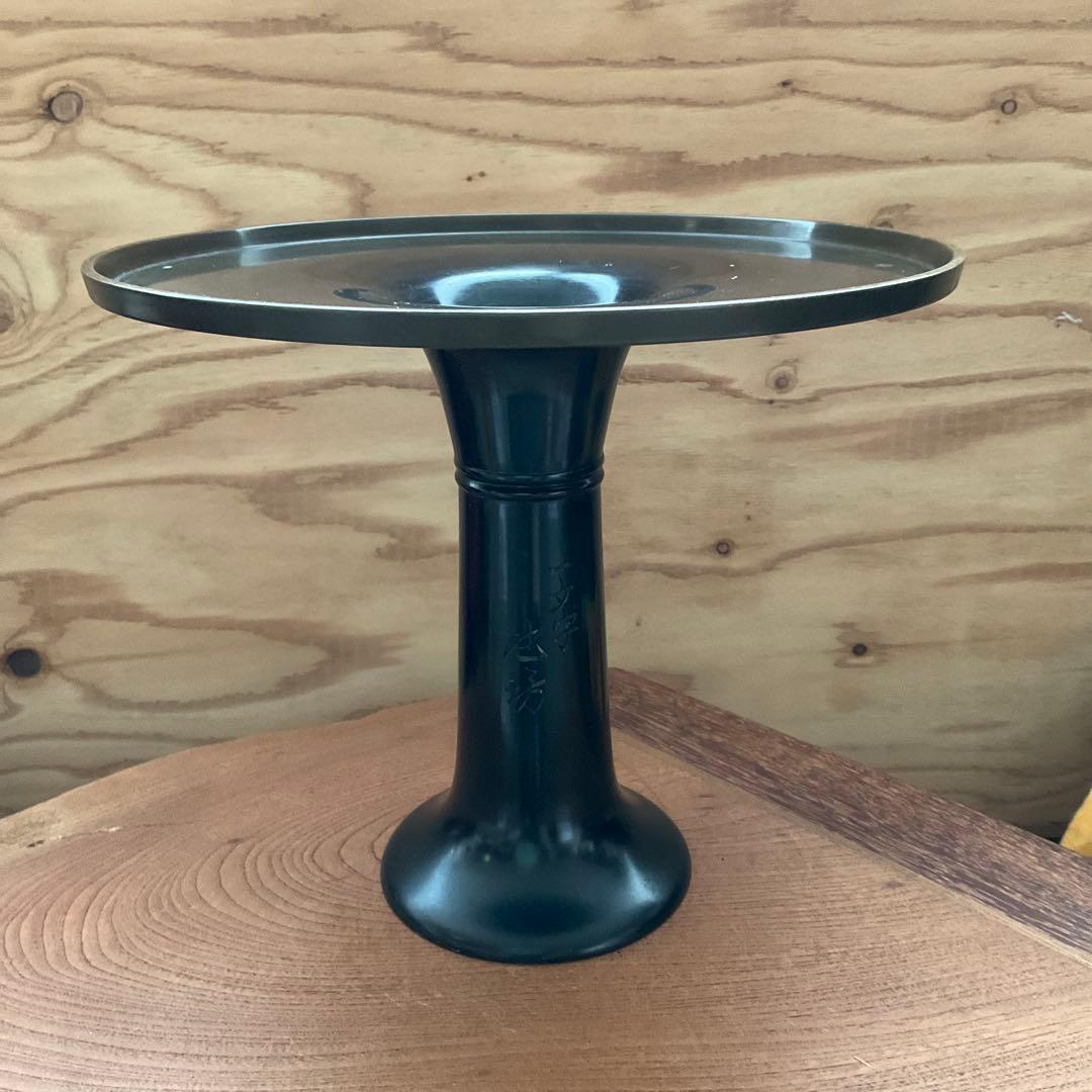 いけばな 池坊 一文字 華道具 花瓶 銅花器 薄端 花器 花生 花入 - メルカリ