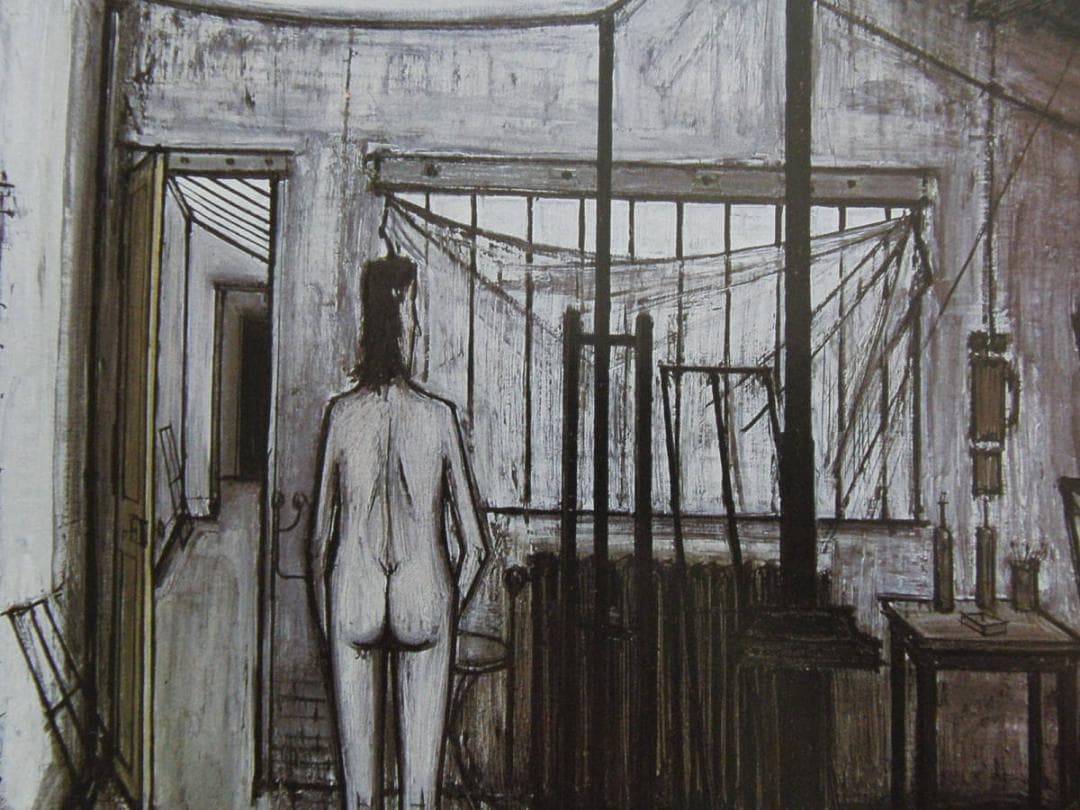 ベルナール・ビュッフェ、「Modele dans l'atelier」 - メルカリ