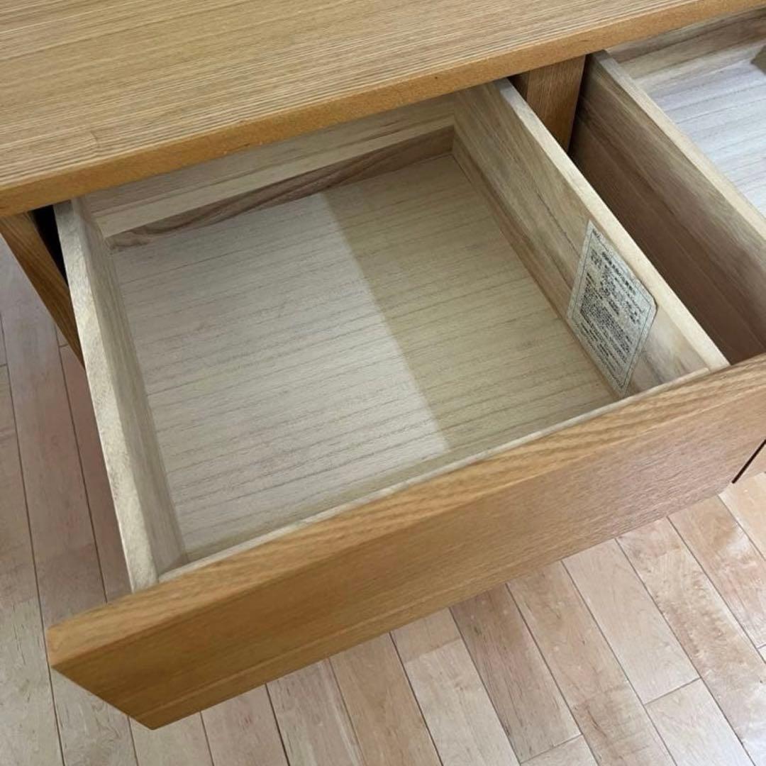【美品】無印　引き出し　キャビネット　タモ材　廃盤品