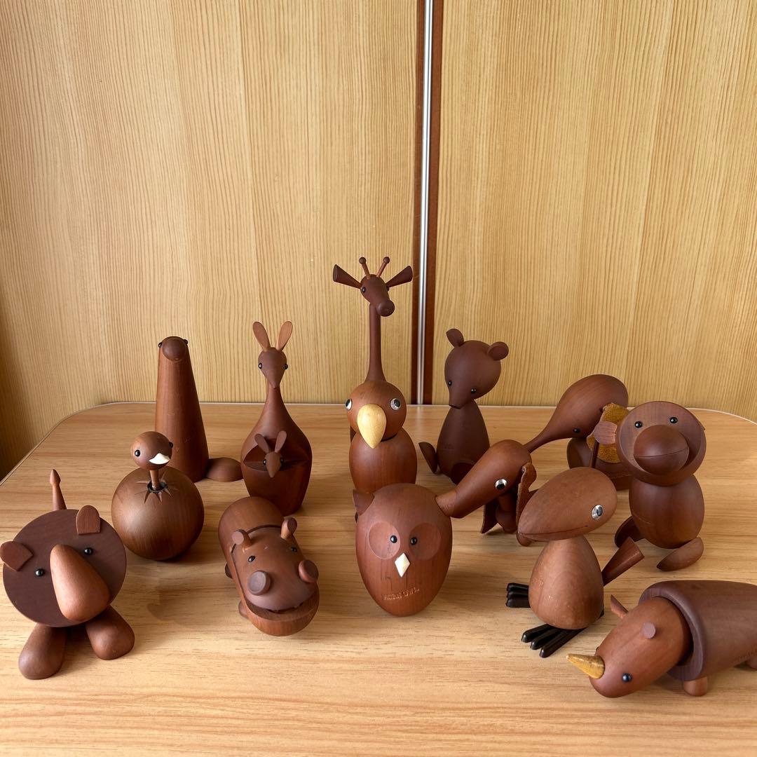 千趣会 ロイヤルペット PET ウッドアニマル 14体