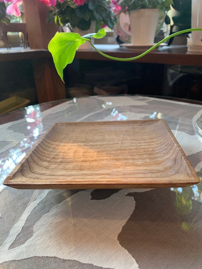 三谷龍二　角プレート　新品未使用　有元葉子　黒田泰三　安藤雅信　赤木明登　パン皿