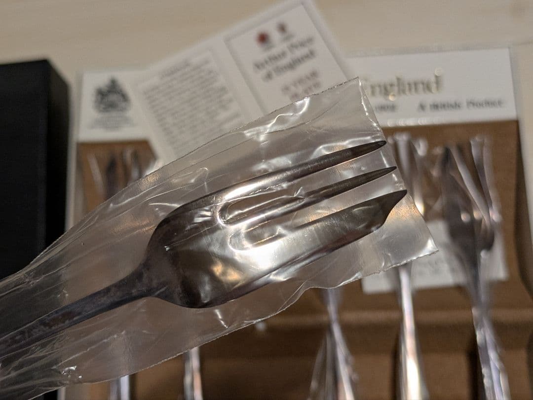 3-2Arthur Price of England フォーク(グレシアン)