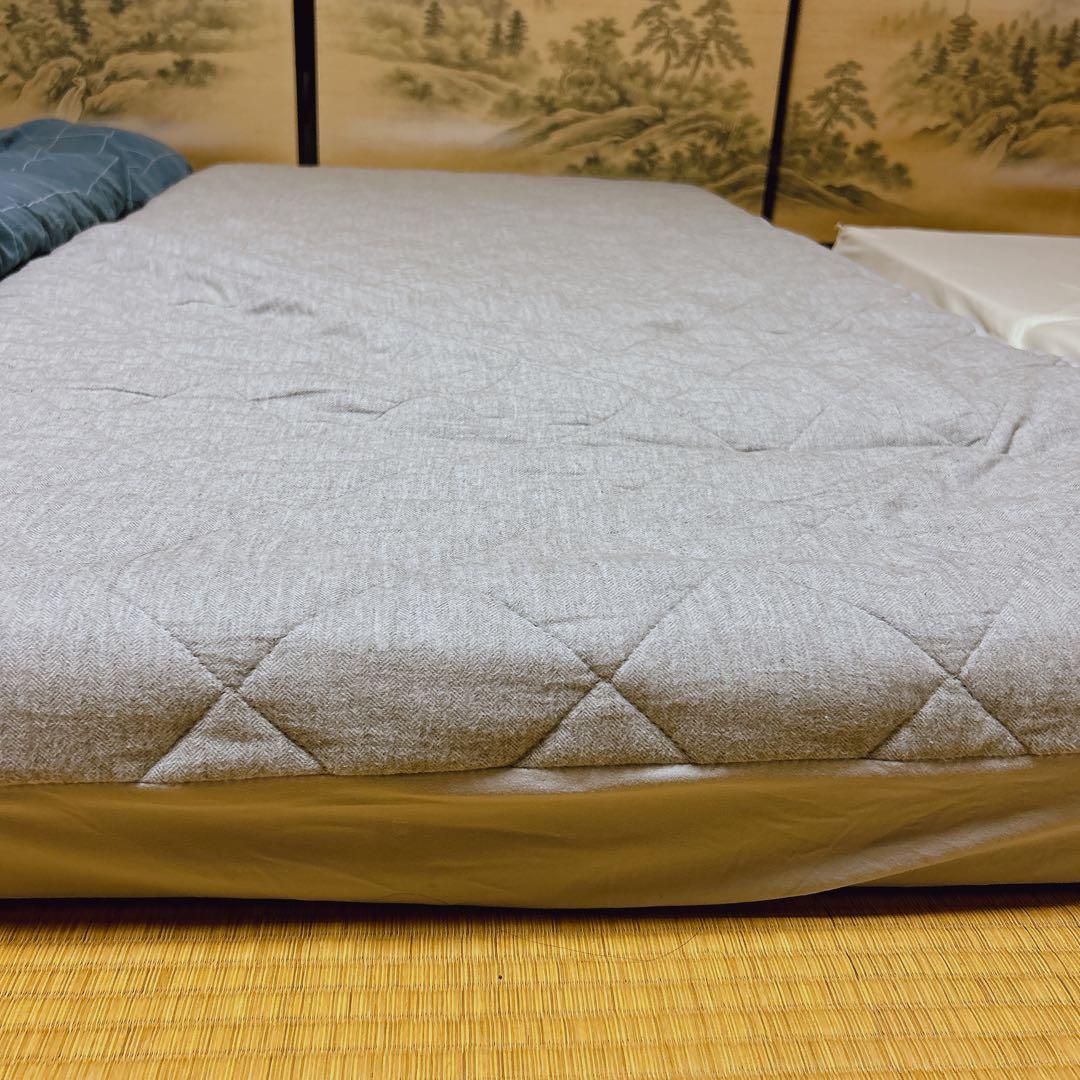 ニトリ　ソファになるマットレス　シングル　カバーつき