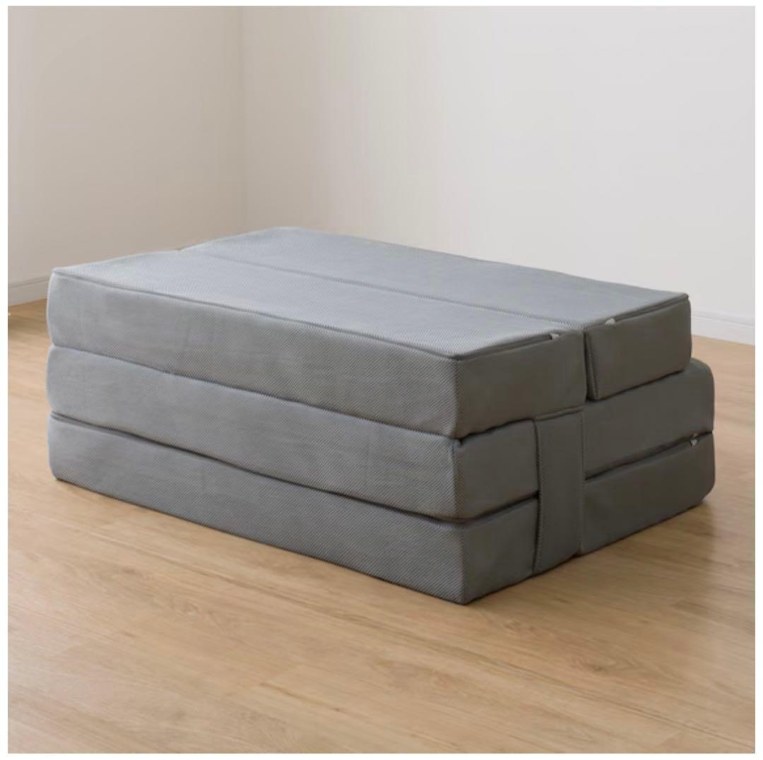 ニトリ　ソファになるマットレス　シングル　カバーつき