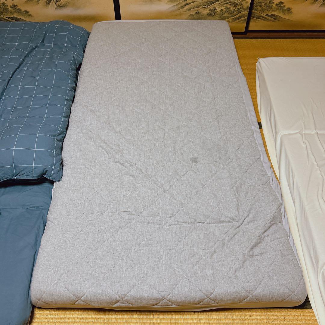 ニトリ　ソファになるマットレス　シングル　カバーつき