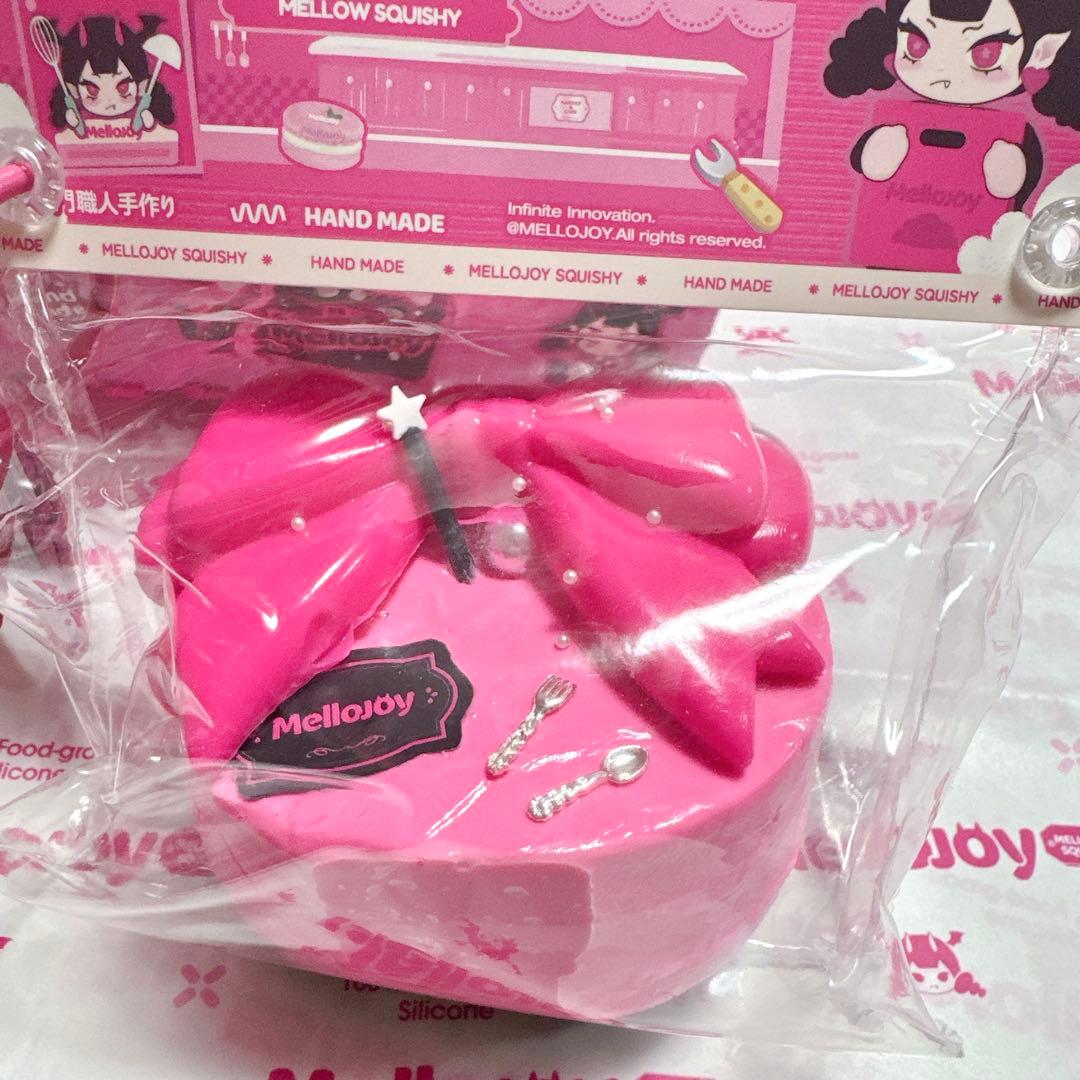 Mellojoy スクイーズ ムースケーキ ピンクバースデー メロジョイ