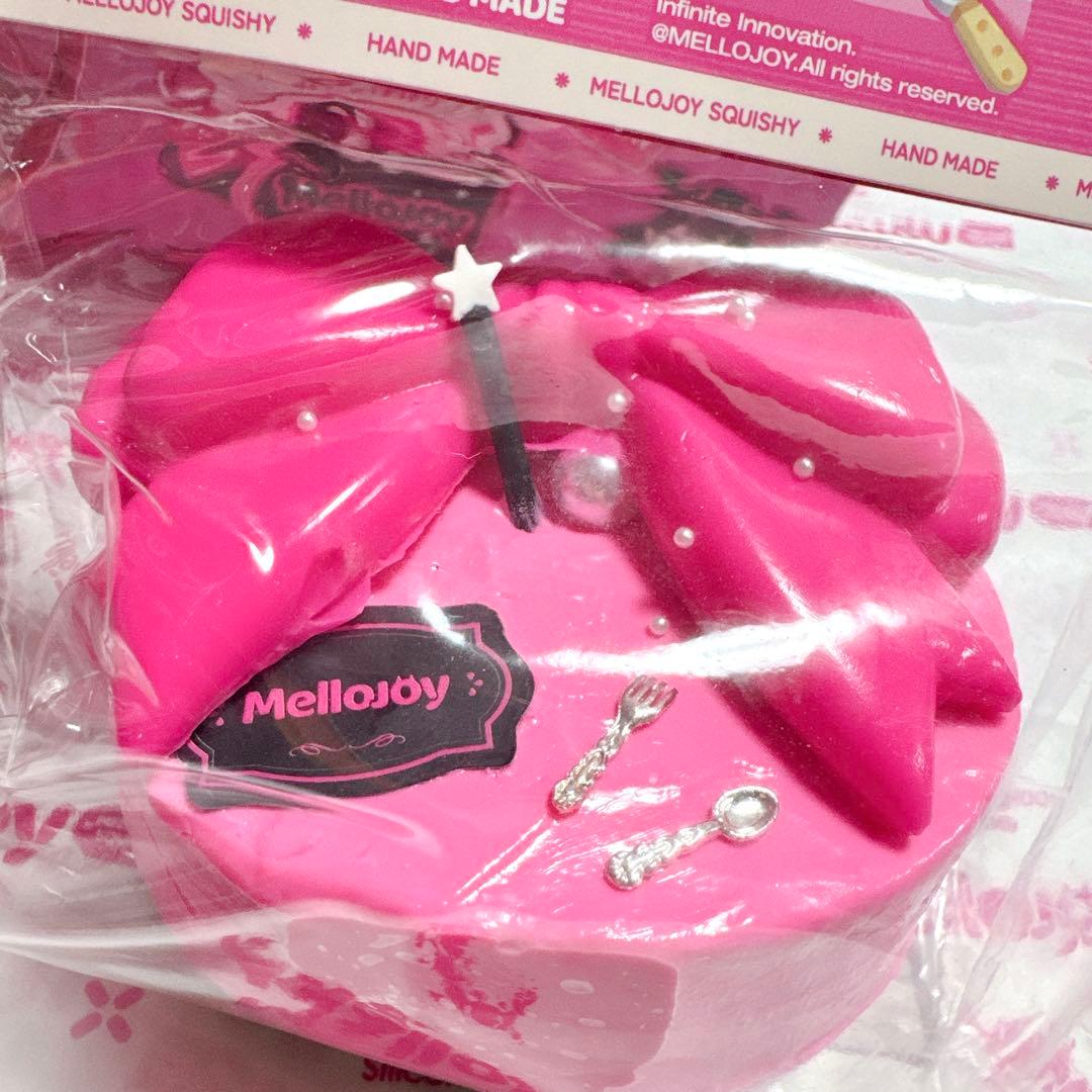 Mellojoy スクイーズ ムースケーキ ピンクバースデー メロジョイ