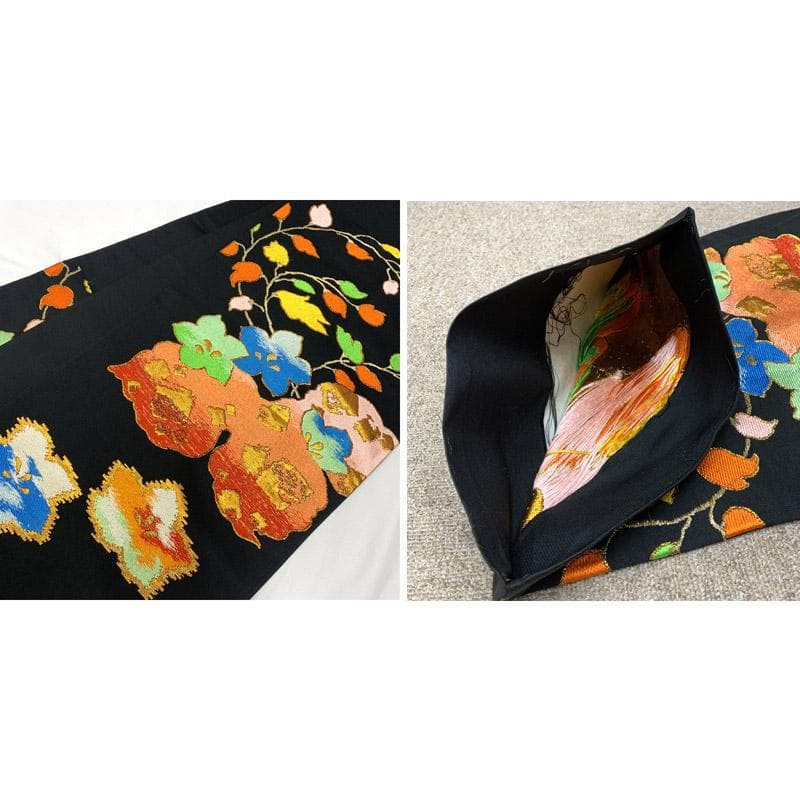 503aj16□卒業式 十三参り ジュニア アンティーク着物&六通袋帯□良好