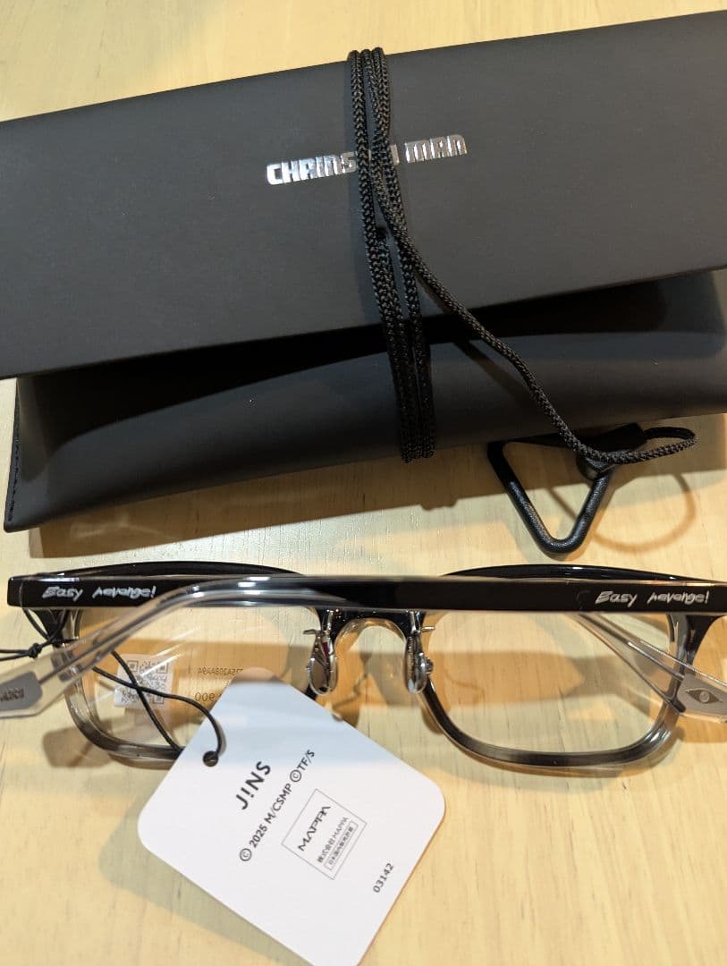 未使用】JINS x チェンソーマン コラボ アキモデル 眼鏡 - メルカリ