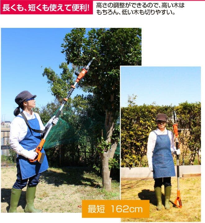 ヤードフォース　3mコードレス高枝のこぎり　LS C21P-JP