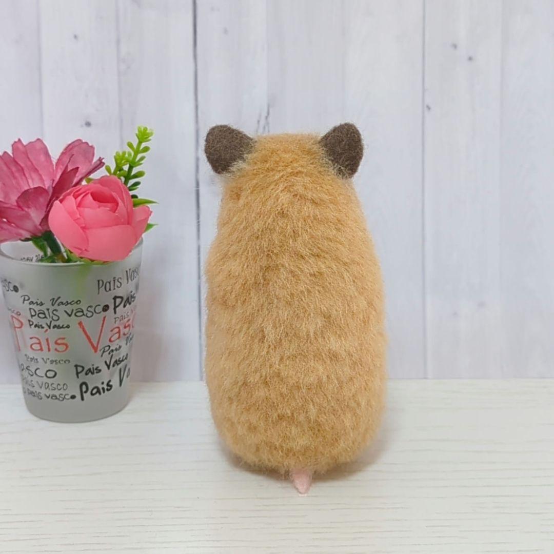 378 くるみ ハムスター 羊毛フェルト