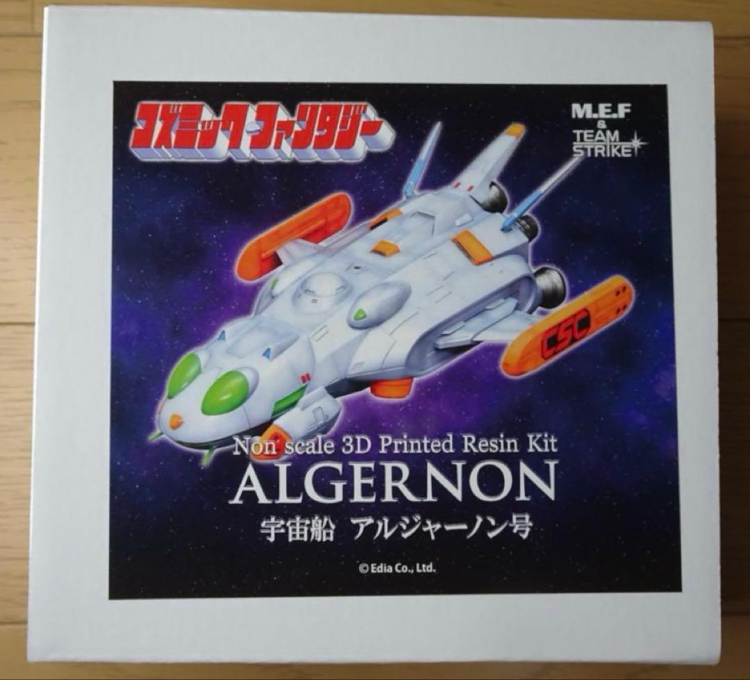 越智一裕 直筆 手描き イラスト サイン 色紙 アルジャーノン号 レジンキット