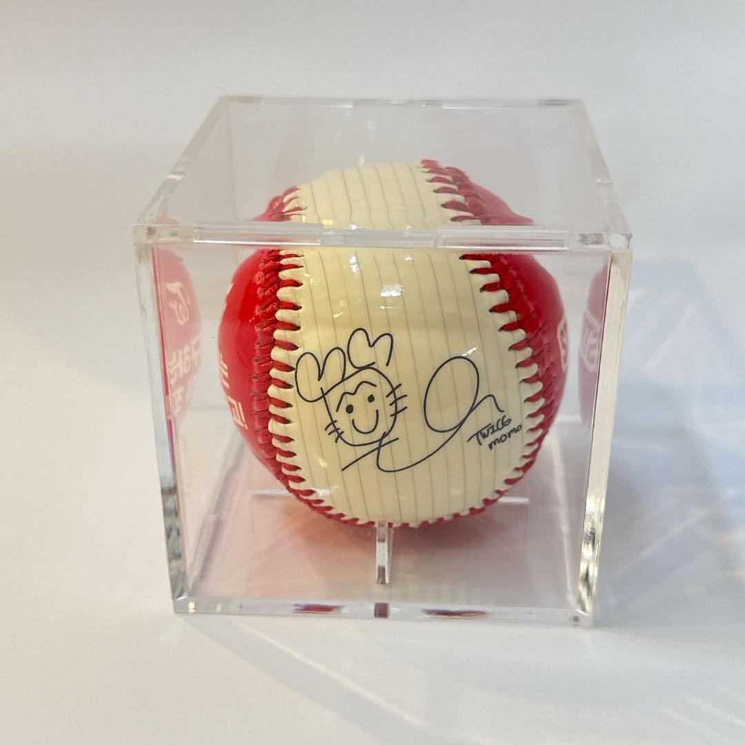 twice モモ ボール 野球ボール サイン ストライクゾーン 当選 希少