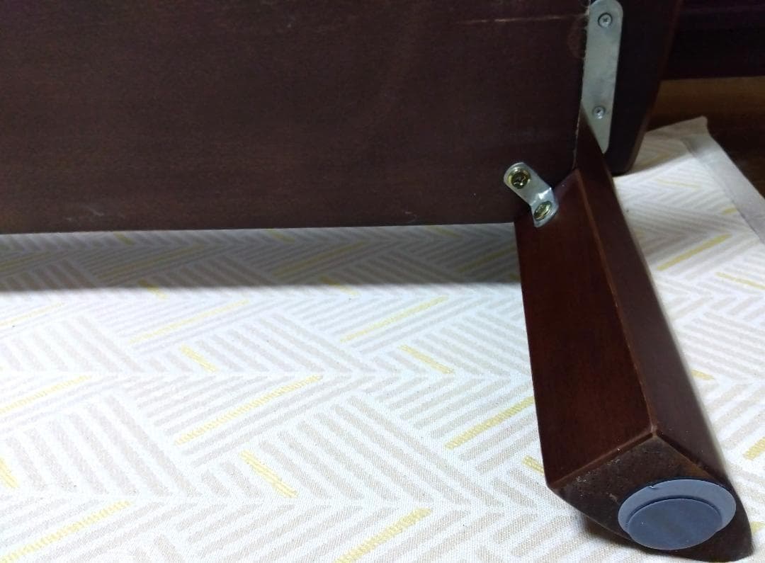 センターテーブル ドイツ ビーチ材 美品 ブラウン 横幅105cm 高さ41cm