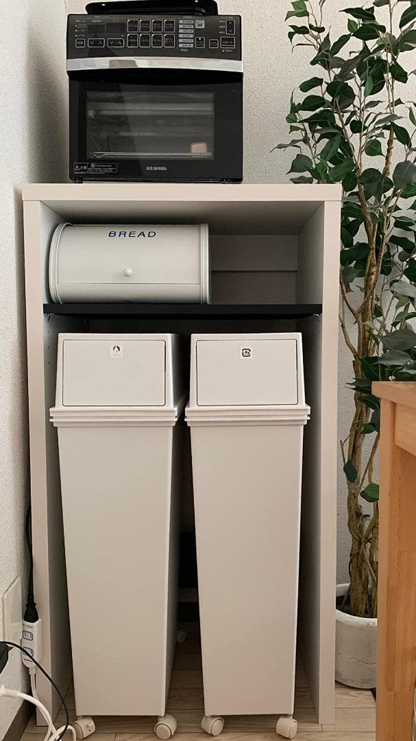 ラック レンジ台 ゴミ箱 キッチン回りもすっきり収納