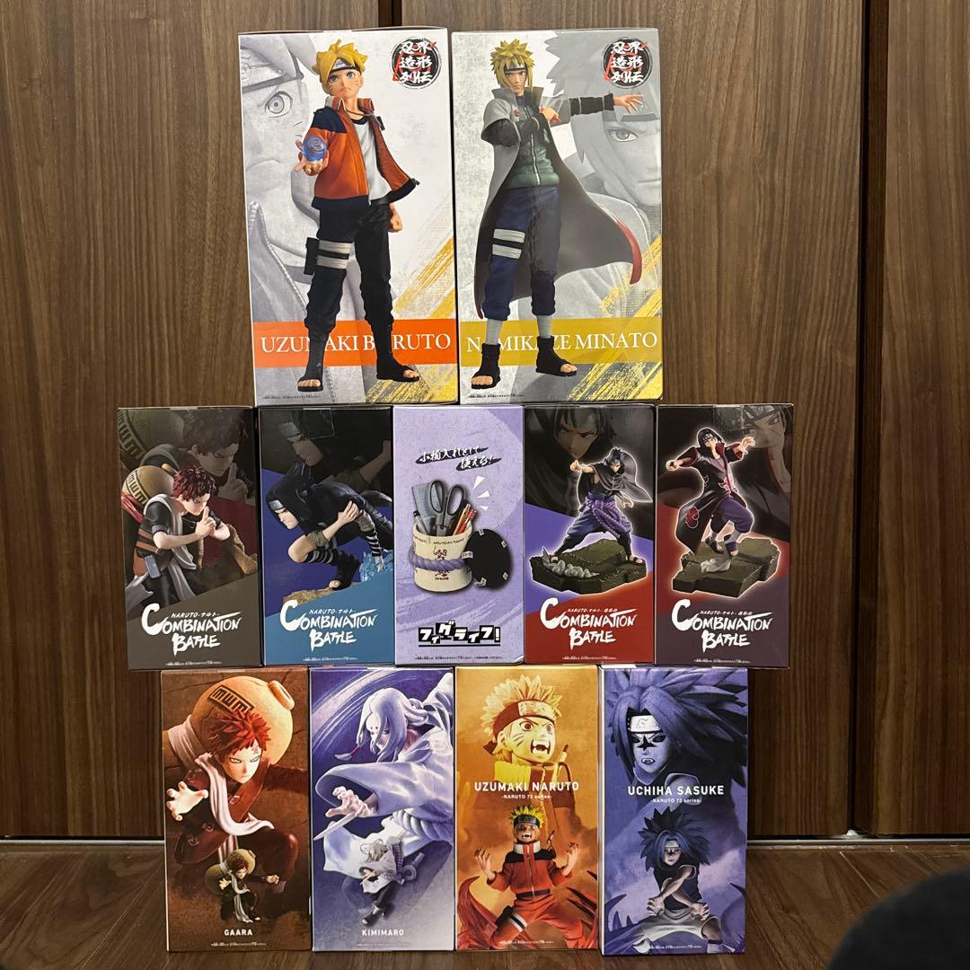 NARUTO疾風伝　フィギュア11体セット　棺桶/忍界造形列伝/バイブレーション
