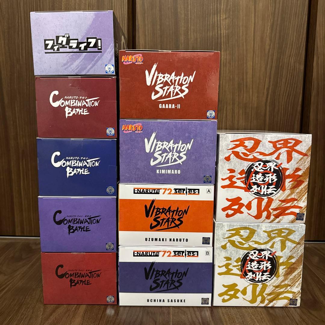 NARUTO疾風伝　フィギュア11体セット　棺桶/忍界造形列伝/バイブレーション
