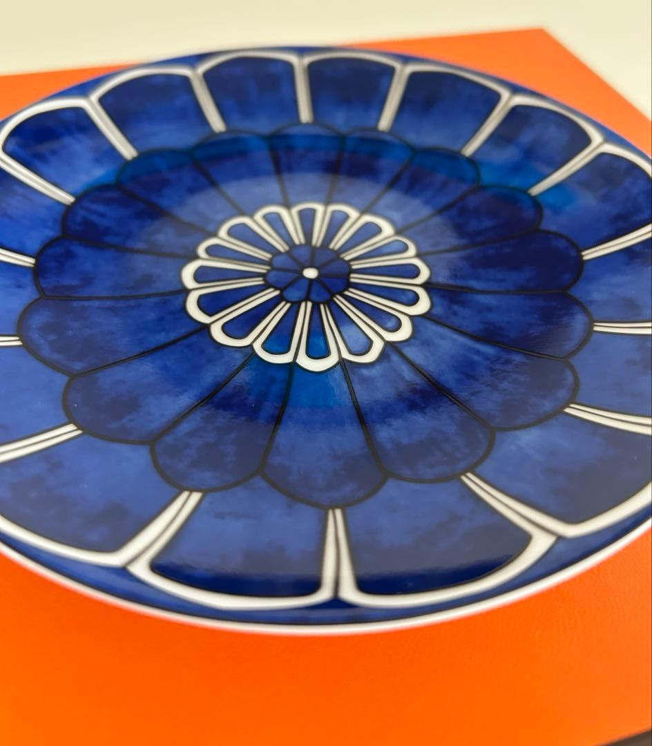 未使用　HERMES 廃盤　ブルーダイユール　パンプレート　16cm