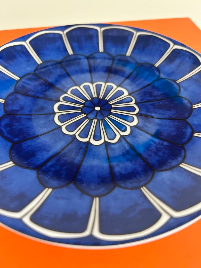 未使用　HERMES 廃盤　ブルーダイユール　パンプレート　16cm