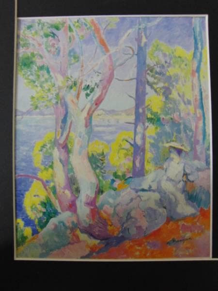 アンリ=シャルル・マンギャン、朝、希少画集画、新品額装付