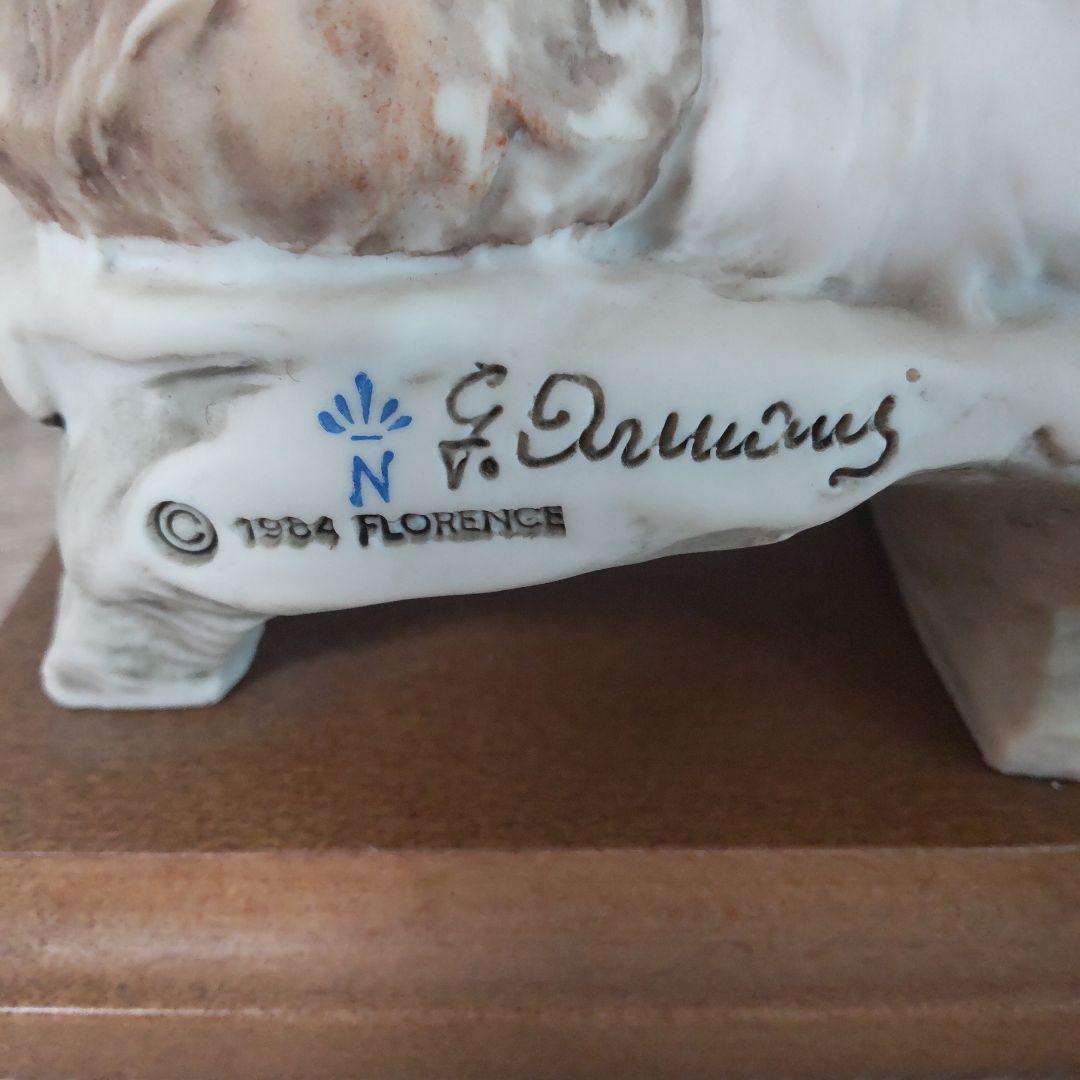 ジョゼッペアルマーニ 雪の上の仔猫 フローランス イタリア製