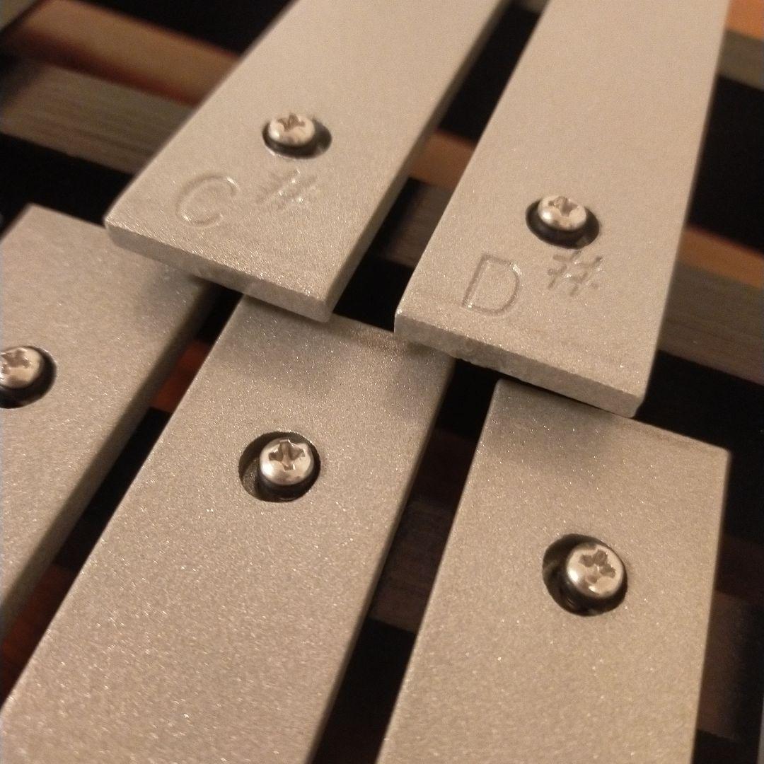 新品未使用 32音 ケース スタンド マレット付き グロッケン 鉄琴