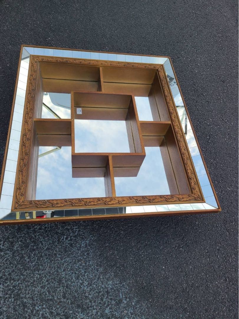 ミラー　壁掛け　鏡　ビンテージ