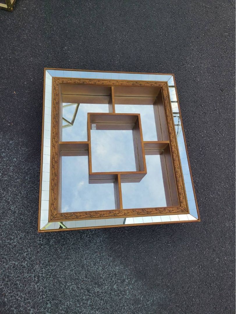 ミラー　壁掛け　鏡　ビンテージ