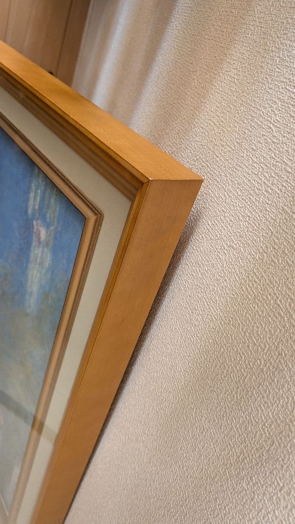 『睡蓮』 モネ 10号 立体複製画 木製フレーム