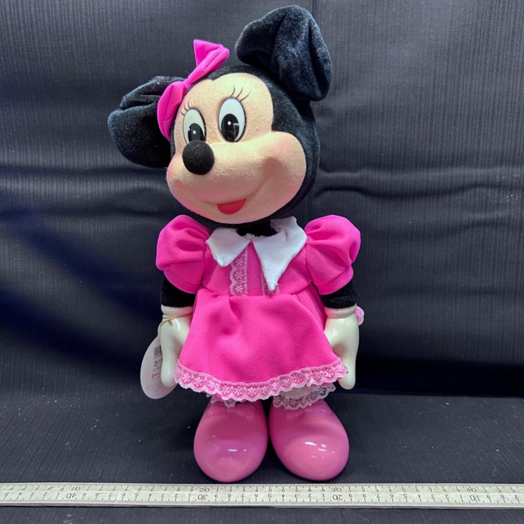 ▽Fb右1095 サンキョー 未使用 デッドストック ミッキー ミニー 2体