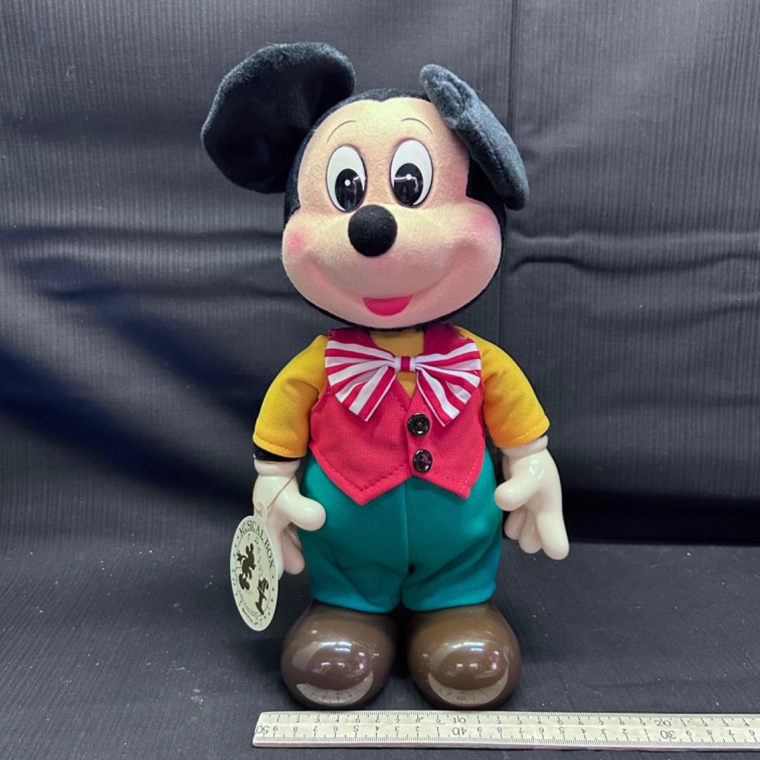 ▽Fb右1095 サンキョー 未使用 デッドストック ミッキー ミニー 2体