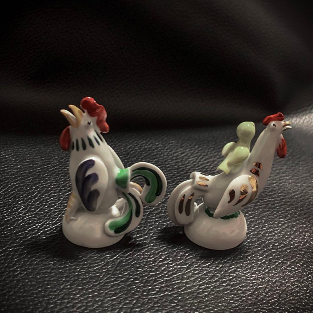 k*様 □美品☆ マイセン　手びねり　干支　鳥　酉　置物　限定　箱つき